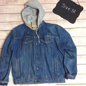 Blue Jean Jacket w/ hood